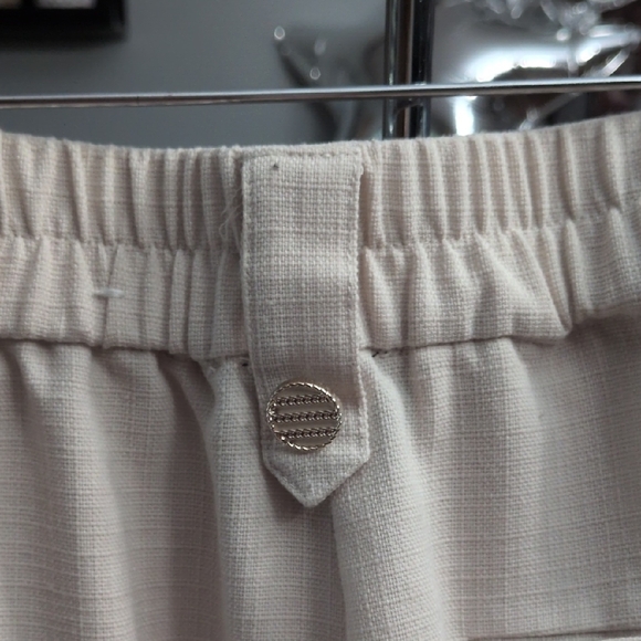 Nicole Miller Cream Knit Pants - Picture 6 of 6